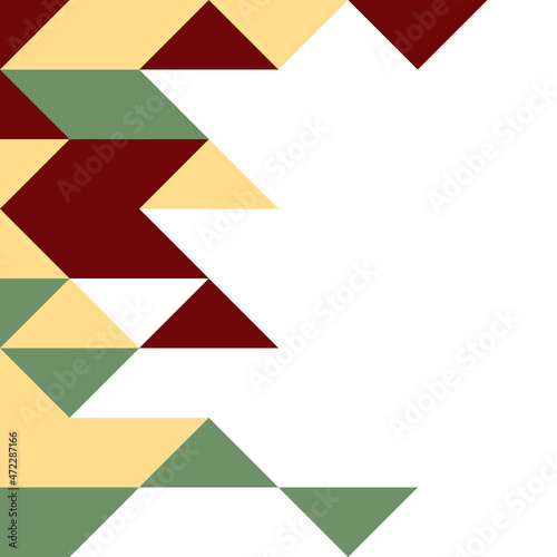 Abstract Geometric Pattern generative computational art illustration