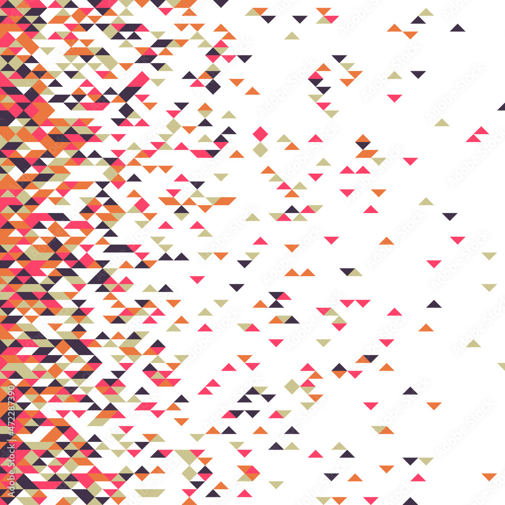Obraz premium Abstract Geometric Pattern generative computational art illustration