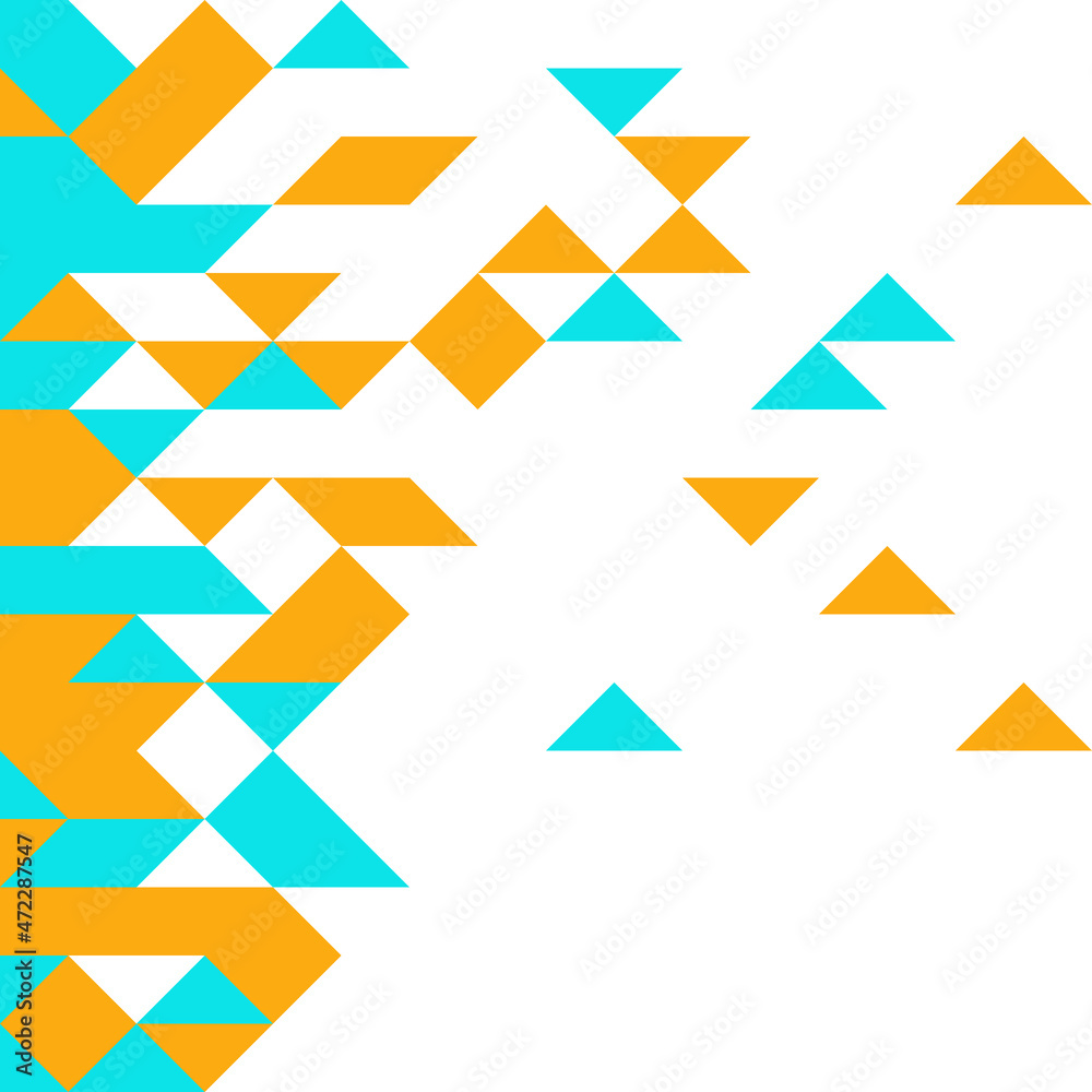Abstract Geometric Pattern generative computational art illustration