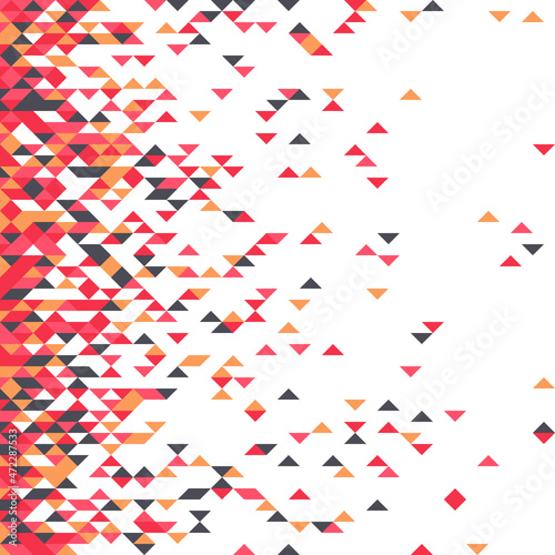 Abstract Geometric Pattern generative computational art illustration