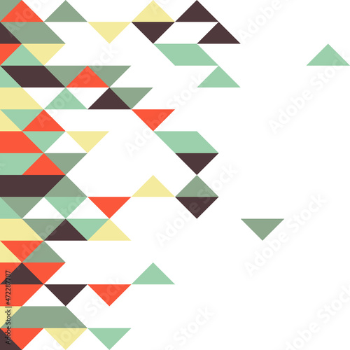 Abstract Geometric Pattern generative computational art illustration