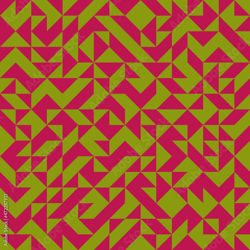 Abstract Geometric Pattern generative computational art illustration