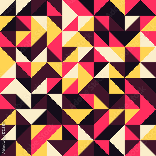 Abstract Geometric Pattern generative computational art illustration