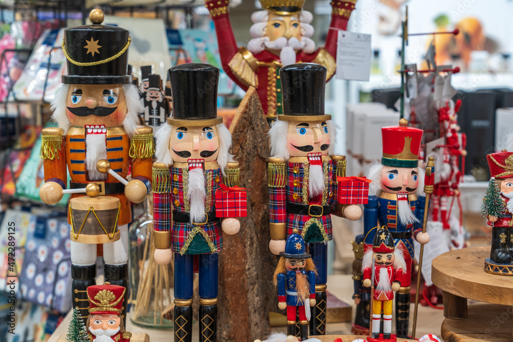 Close up of Christmas ornaments and decorations. Close up of Christmas ornaments and decorations.