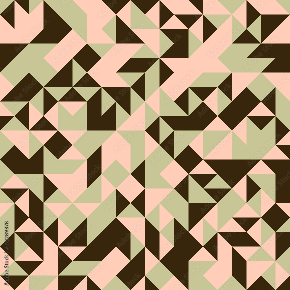 Obraz premium Abstract Geometric Pattern generative computational art illustration