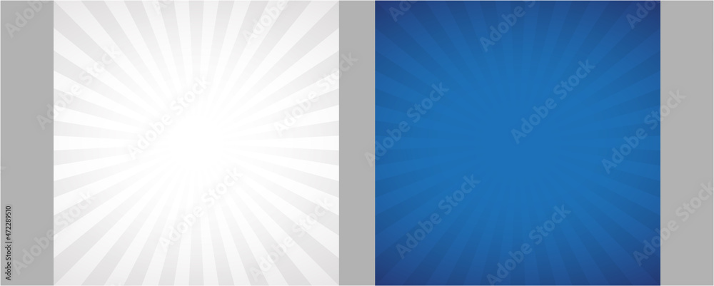 Sunburst background, two-color