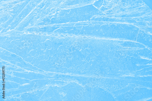 Ice background with art pattern