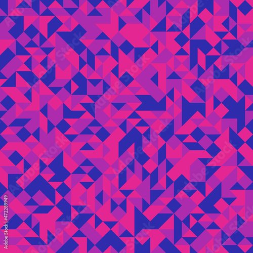 Abstract Geometric Pattern generative computational art illustration