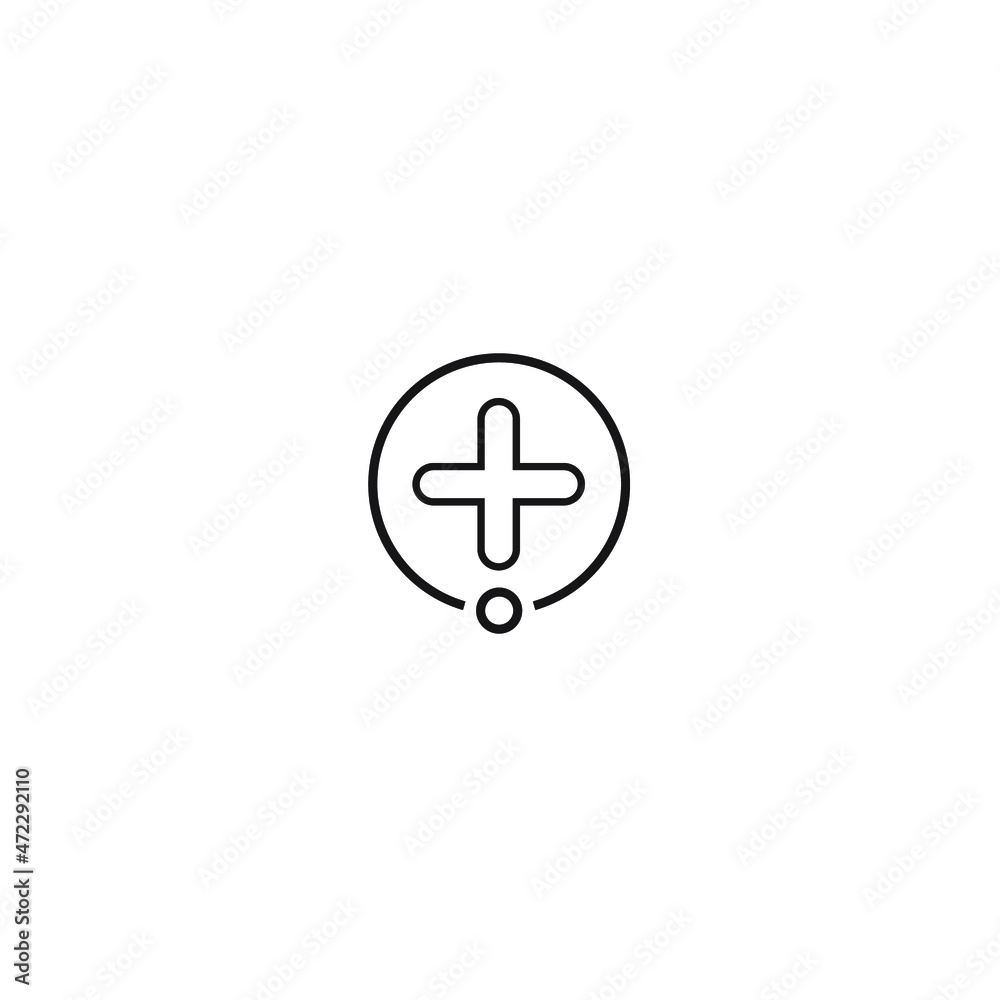 plus icons symbol vector elements for infographic web plus icons symbol vector elements for infographic web