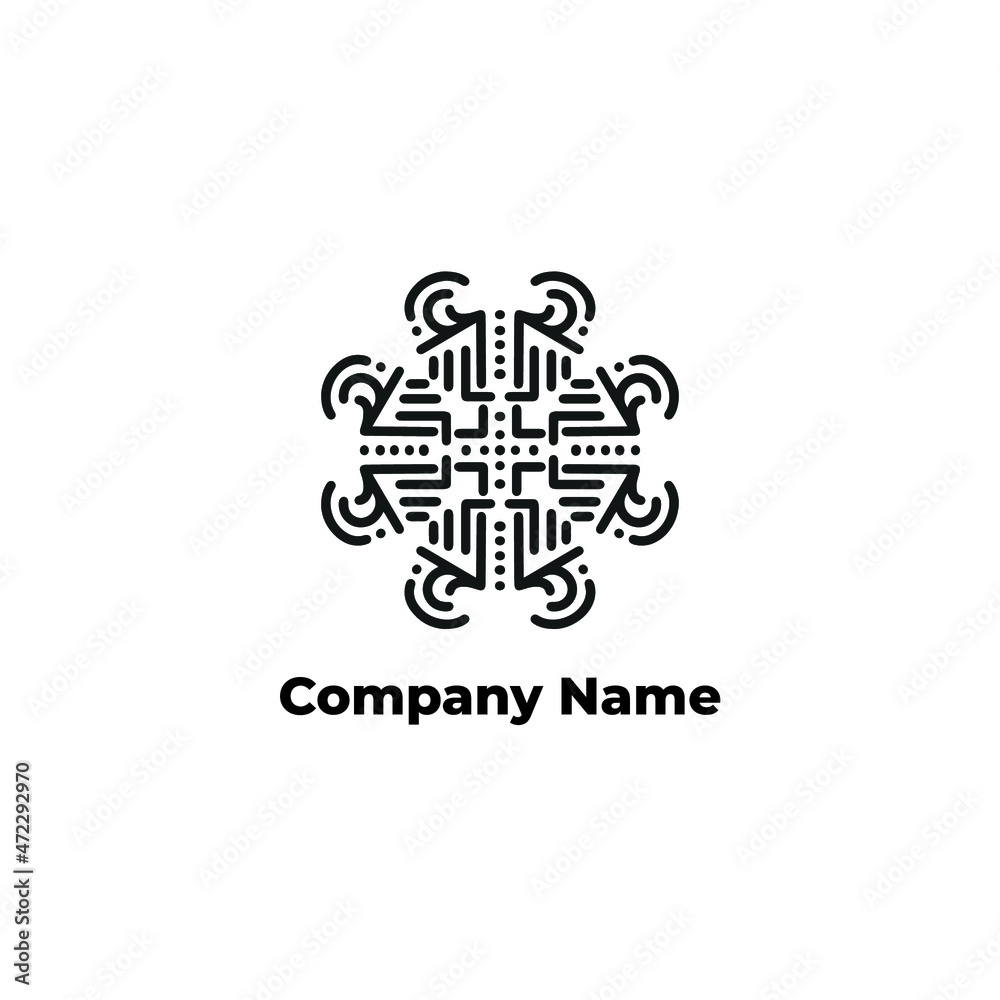 Mandala art logo for business Mandala art logo for business