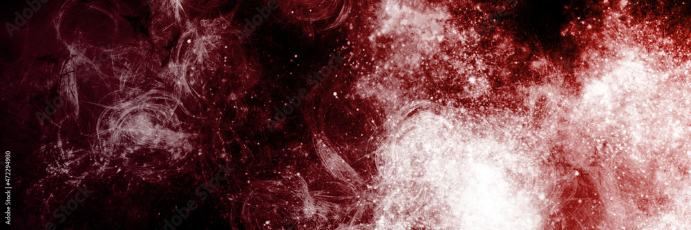 Obraz premium abstract space, colorful nebula, stars and sky