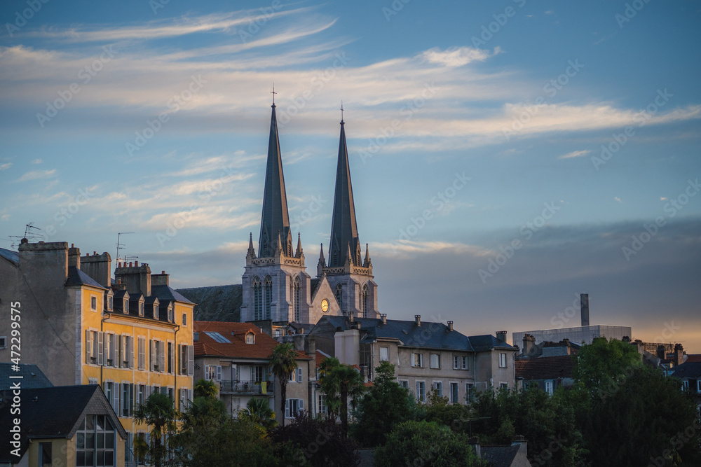 Church in the french city of Pau