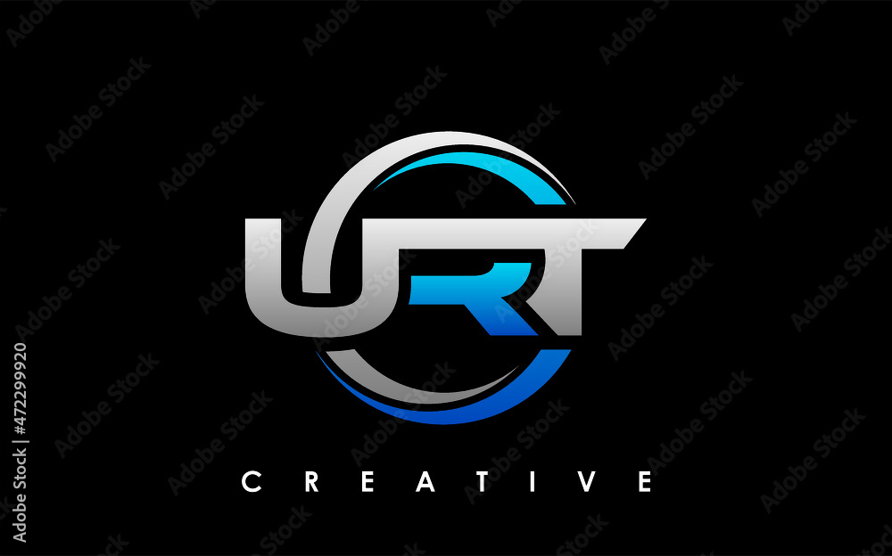 URT Letter Initial Logo Design Template Vector Illustration URT Letter Initial Logo Design Template Vector Illustration