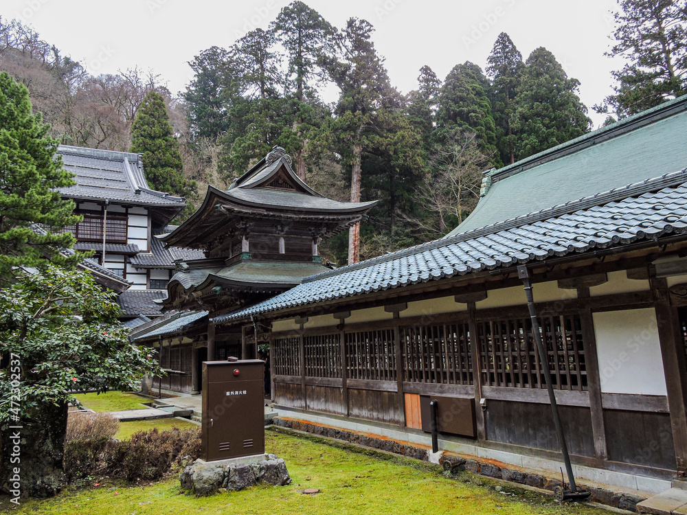 Obraz premium 永平寺境内の景色