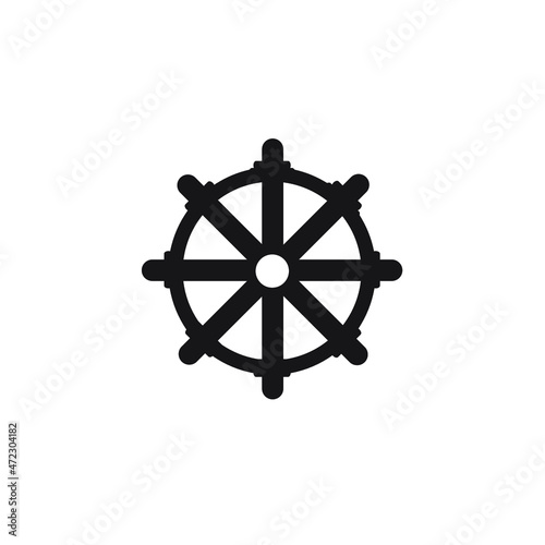 Ship steering icons symbol vector elements for infographic web