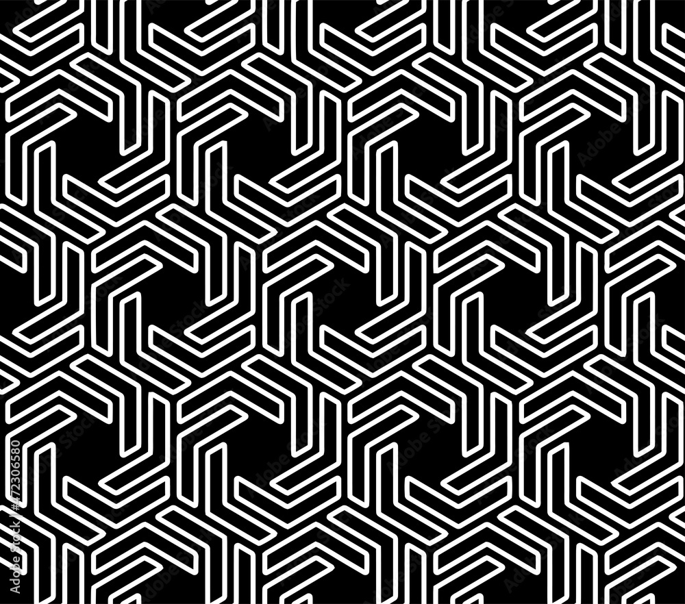 Full seamless black and white geometric texture pattern for decor and textile fabric printing. Abstract multipurpose model design for fashion and home design. Full seamless black and white geometric texture pattern for decor and textile fabric printing. Abstract multipurpose model design for fashion and home design.