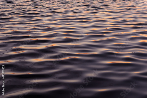 Water ripples texture with dark and light area