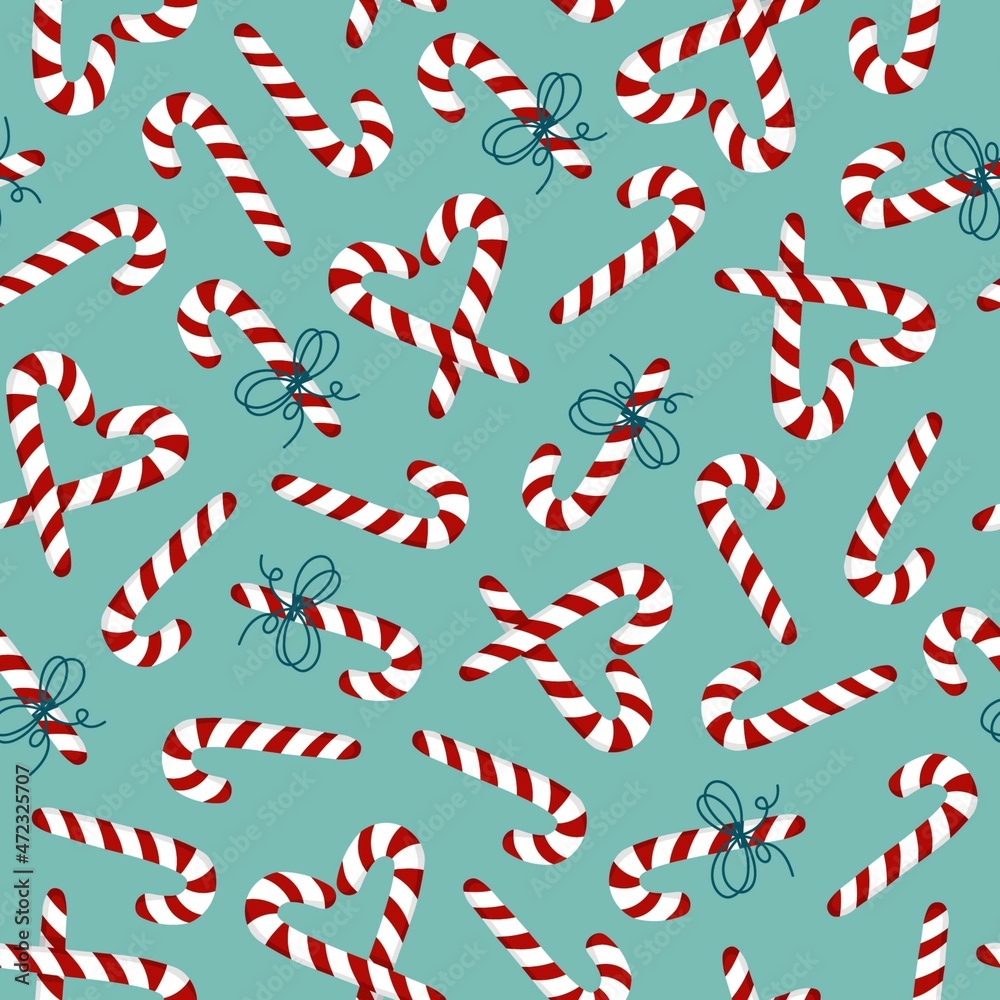 Mint lollipops pattern Mint lollipops pattern