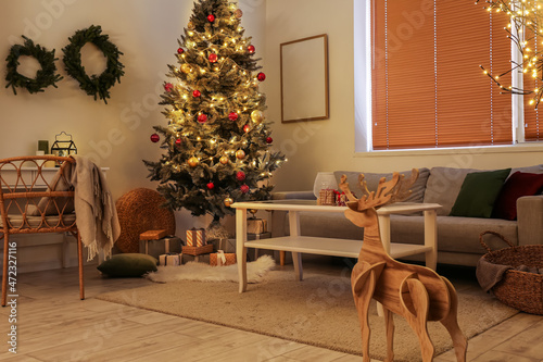 Cozy living room decorated ...