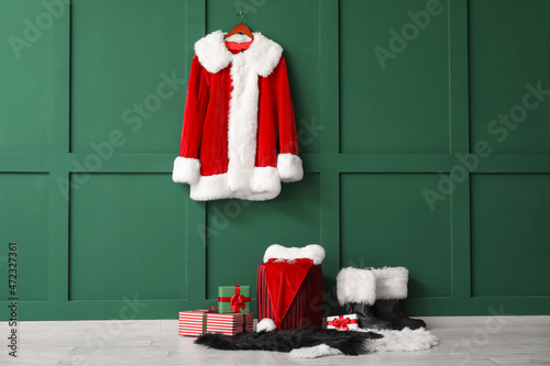 Hanger with Santa Claus cos...
