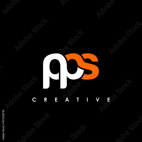 PPS Letter Initial Logo Design Template Vector Illustration photo