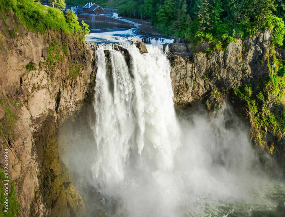 Fototapeta premium waterfall in the mountains