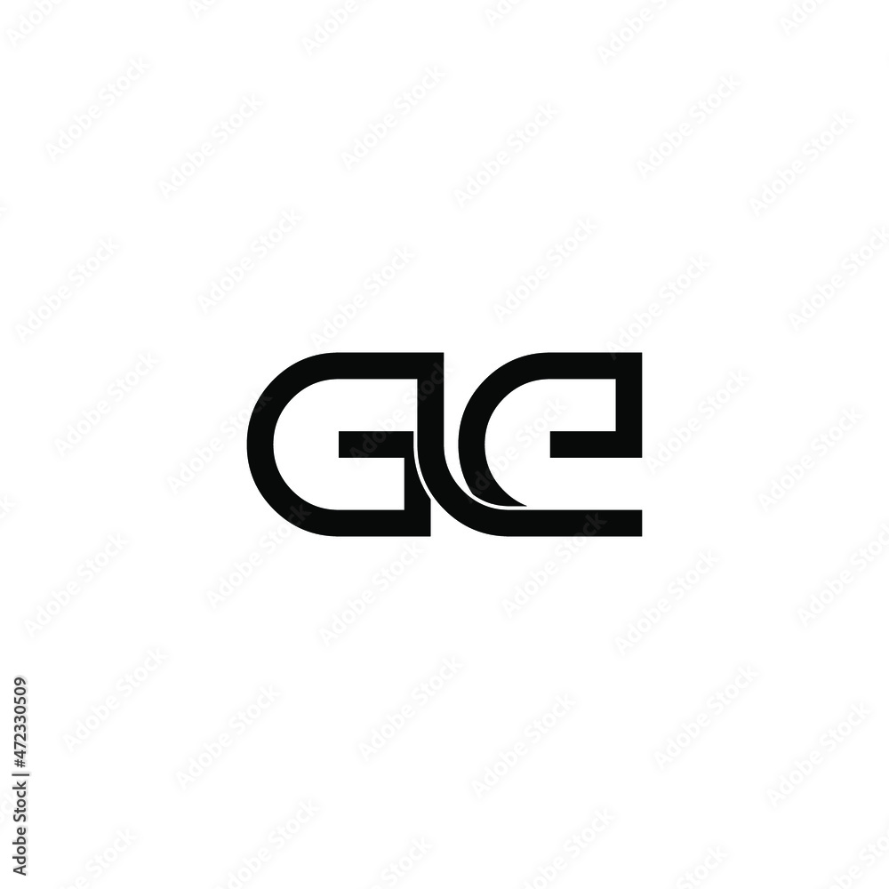 gle letter initial monogram logo design gle letter initial monogram logo design