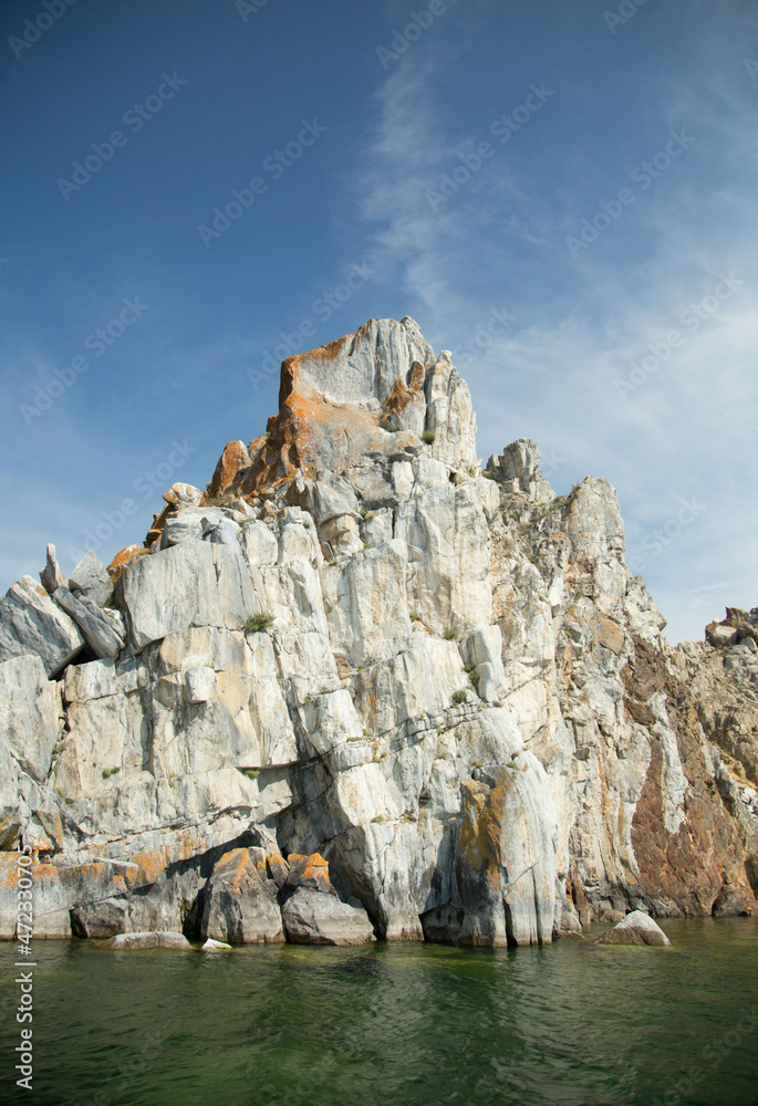 shaman rock on lake Baikal