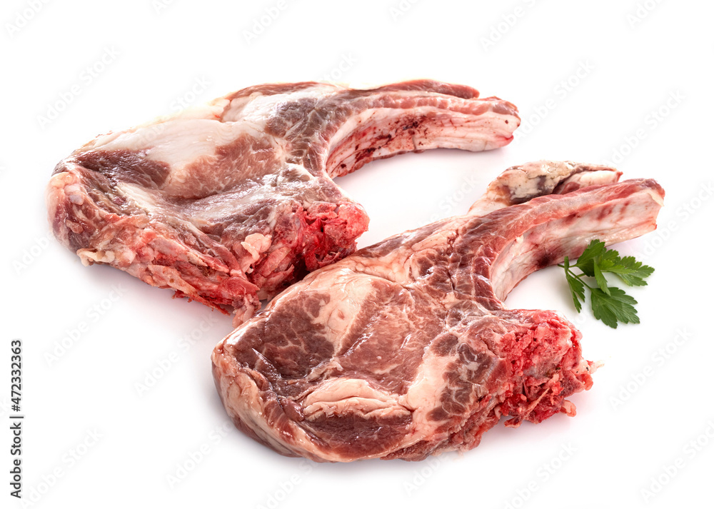 pork chops in studio