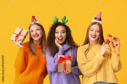 Beautiful young women with ...