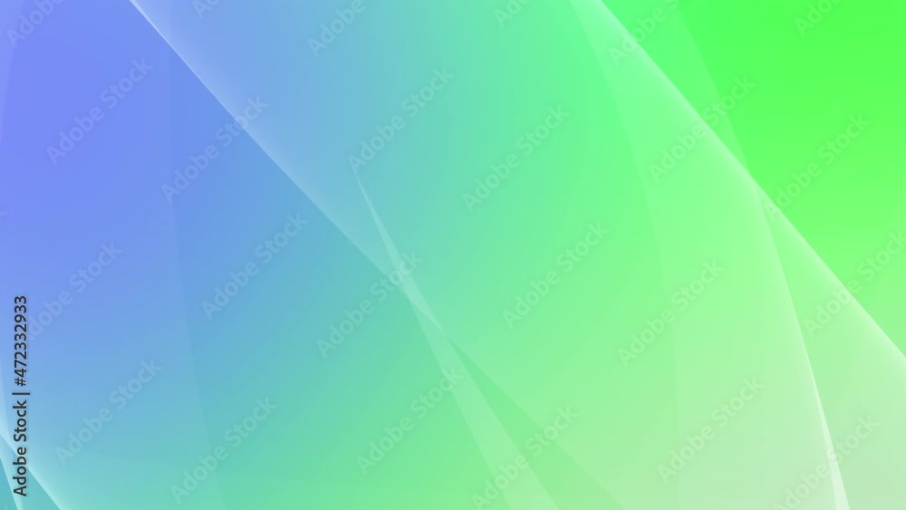 Gradient blue and green lines and waves, abstract business and corporate style background