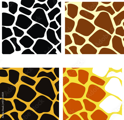 seamless pattern with giraffe