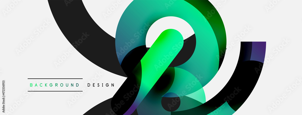 Circle abstract background. Vector illustration for wallpaper banner background card or landing page Circle abstract background. Vector illustration for wallpaper banner background card or landing page