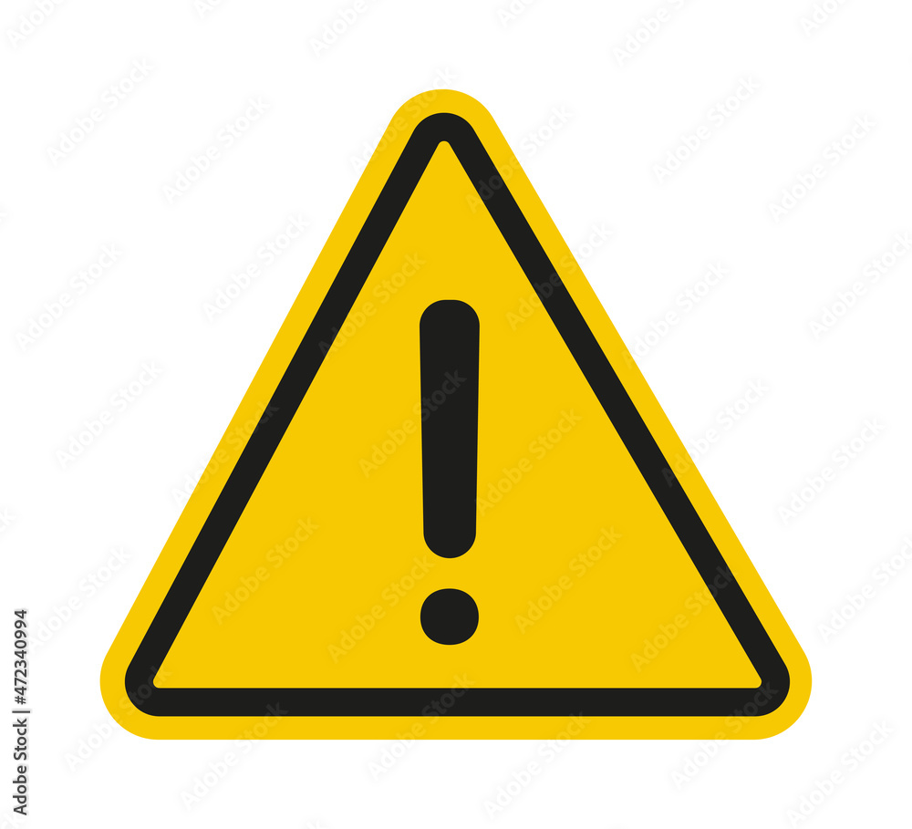 Warning sign. sticker. Vector design elements for objets with dangerous parts. Warning sign. sticker. Vector design elements for objets with dangerous parts.