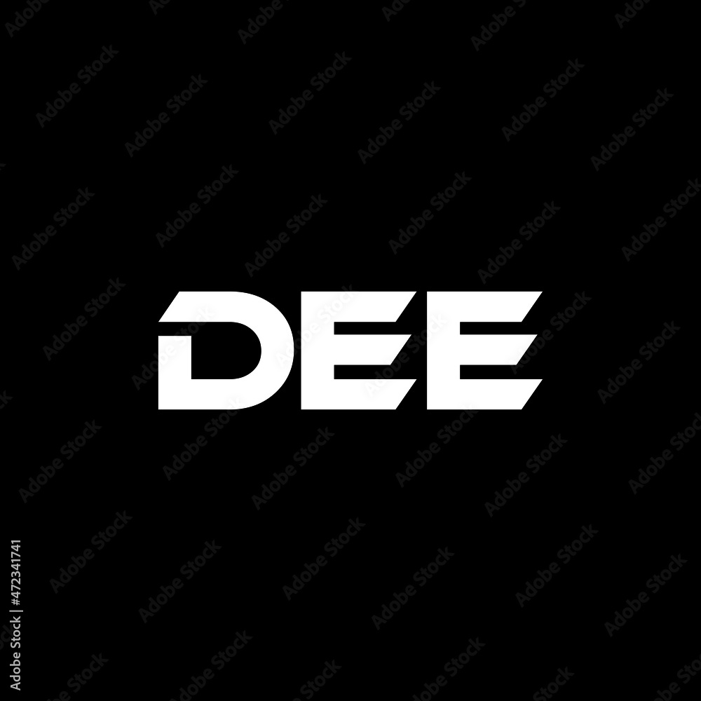 DEE letter logo design with black background in illustrator, vector logo modern alphabet font overlap style. calligraphy designs for logo, Poster, Invitation, etc. DEE letter logo design with black background in illustrator, vector logo modern alphabet font overlap style. calligraphy designs for logo, Poster, Invitation, etc.