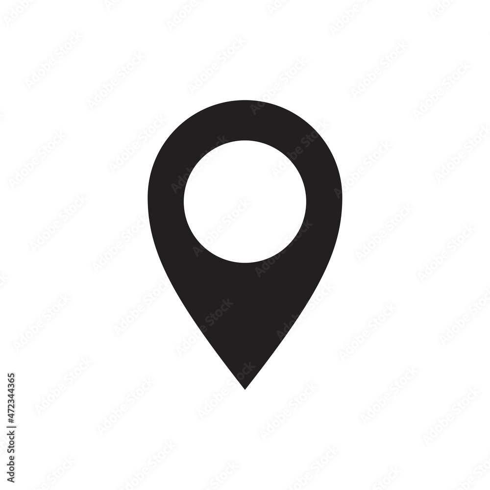 Pin location icon vector design illustration Pin location icon vector design illustration