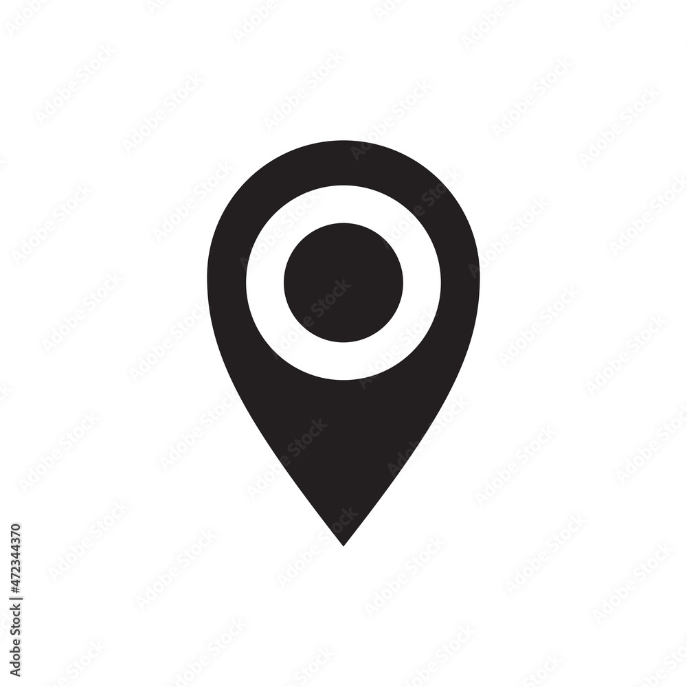 Pin location icon vector design illustration Pin location icon vector design illustration