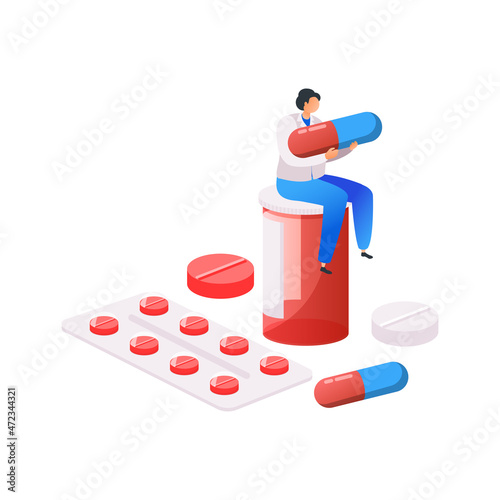 Medical Drugs Pills Composition