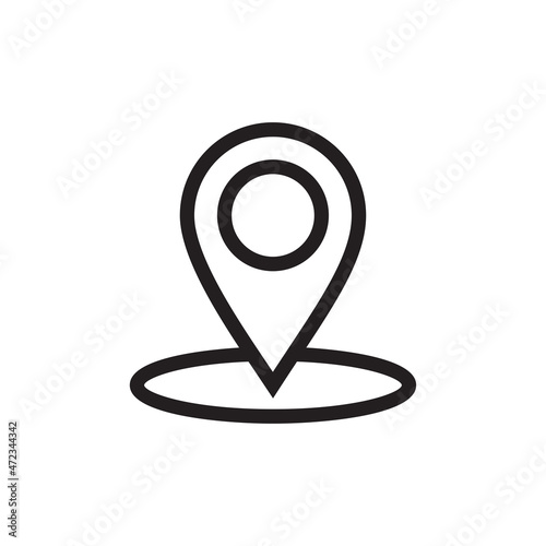 Pin location icon vector design illustration Free Download Pin location icon vector design illustration - GFXLoad