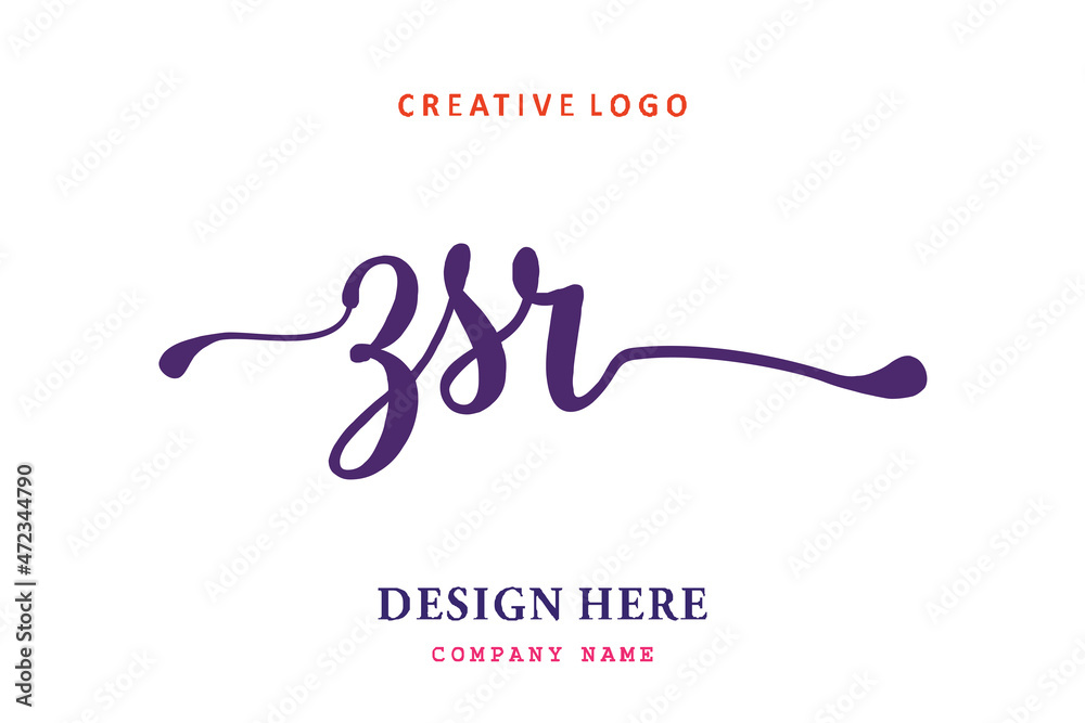 ZSR lettering logo is simple, easy to understand and authoritative ZSR lettering logo is simple, easy to understand and authoritative