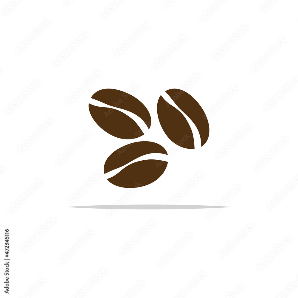 Obraz premium coffee bean icon vector