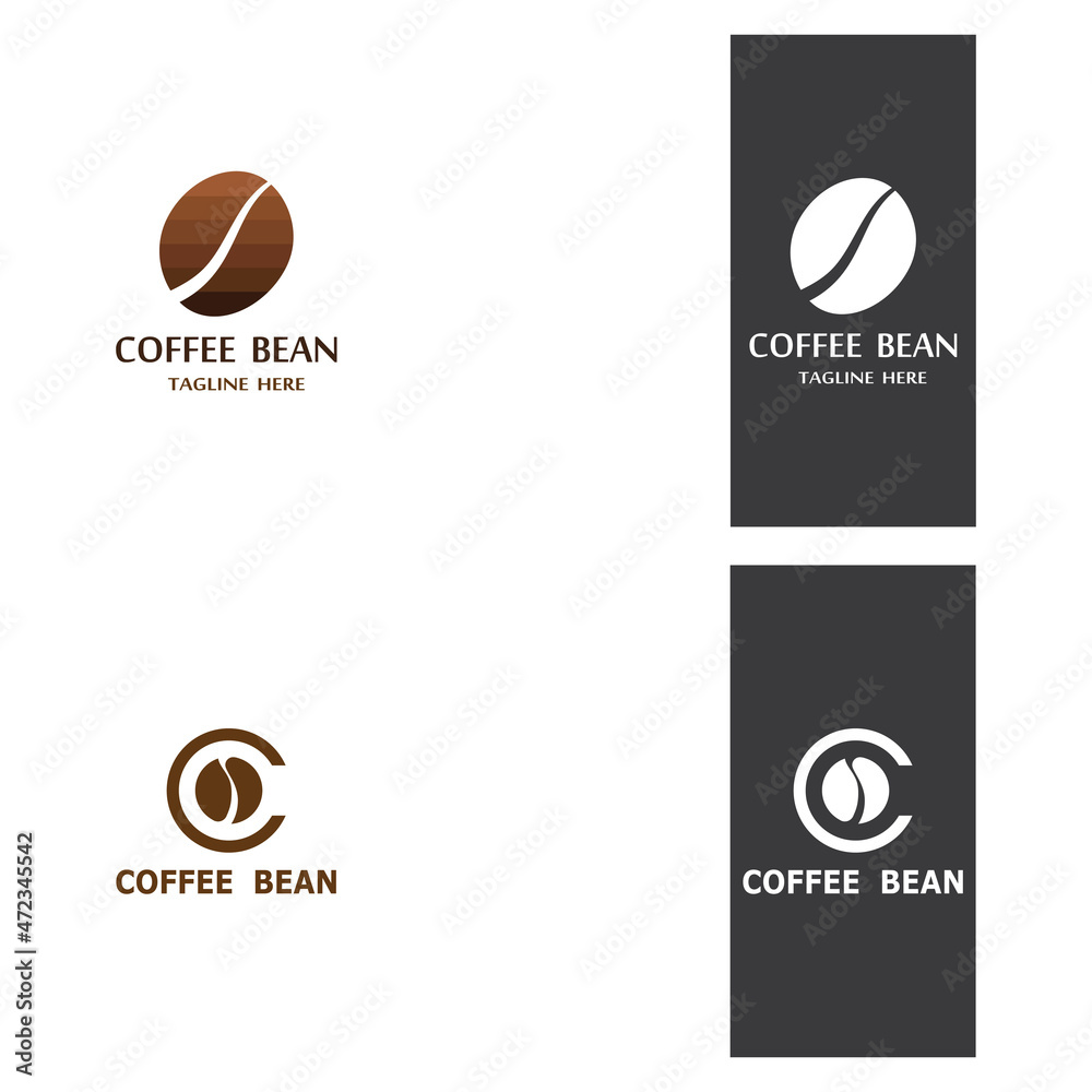 coffee bean icon vector coffee bean icon vector