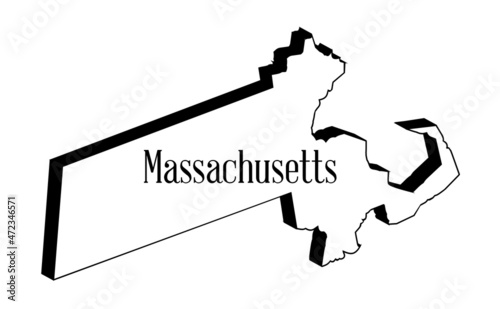 Massachusetts 3D Map