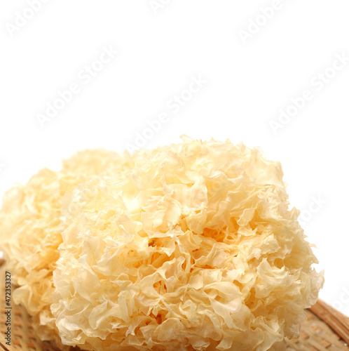 Tremella fuciformis,tremella is one of chinese food 