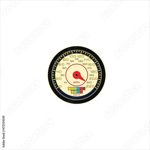 cruise control logo vector template emblem