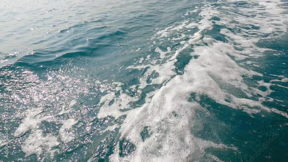 beautiful water wave background Bluewater waves surface, with copy