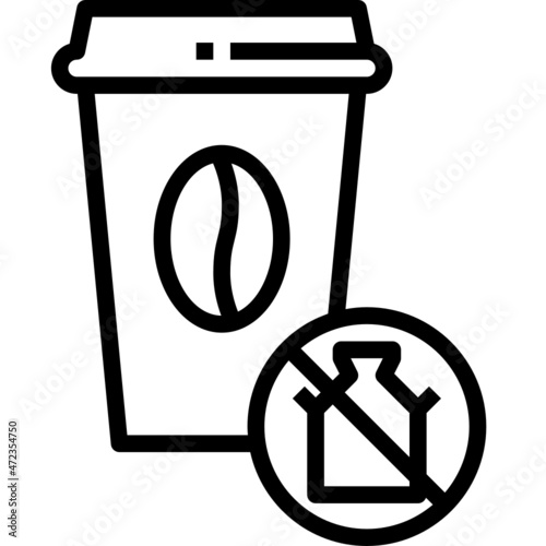 coffee modern line style icon photo