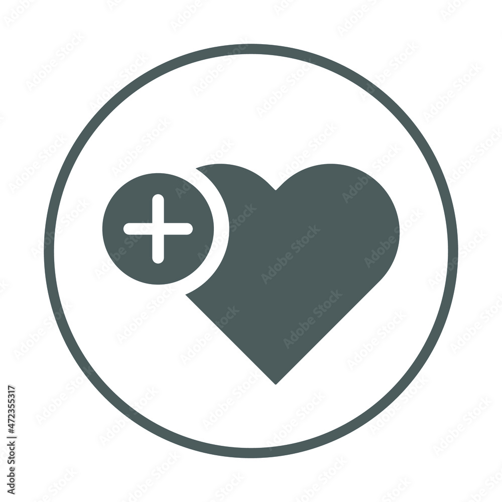 Add like, add to favorite icon. Gray vector sketch. Add like, add to favorite icon. Gray vector sketch.