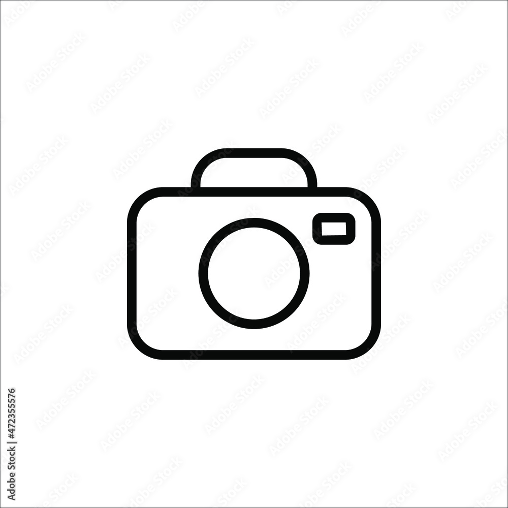 Camera Icon isolated on white background. Camera symbol for your web site design, logo, app, UI. Vector illustration. eps 10 Camera Icon isolated on white background. Camera symbol for your web site design, logo, app, UI. Vector illustration. eps 10