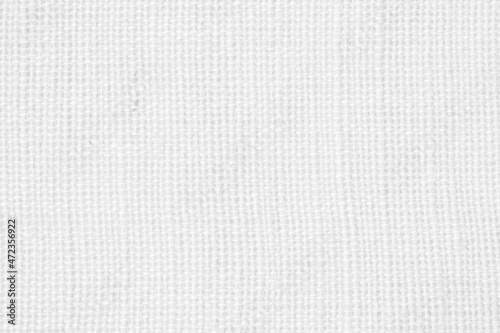 White linen canvas fabric texture background